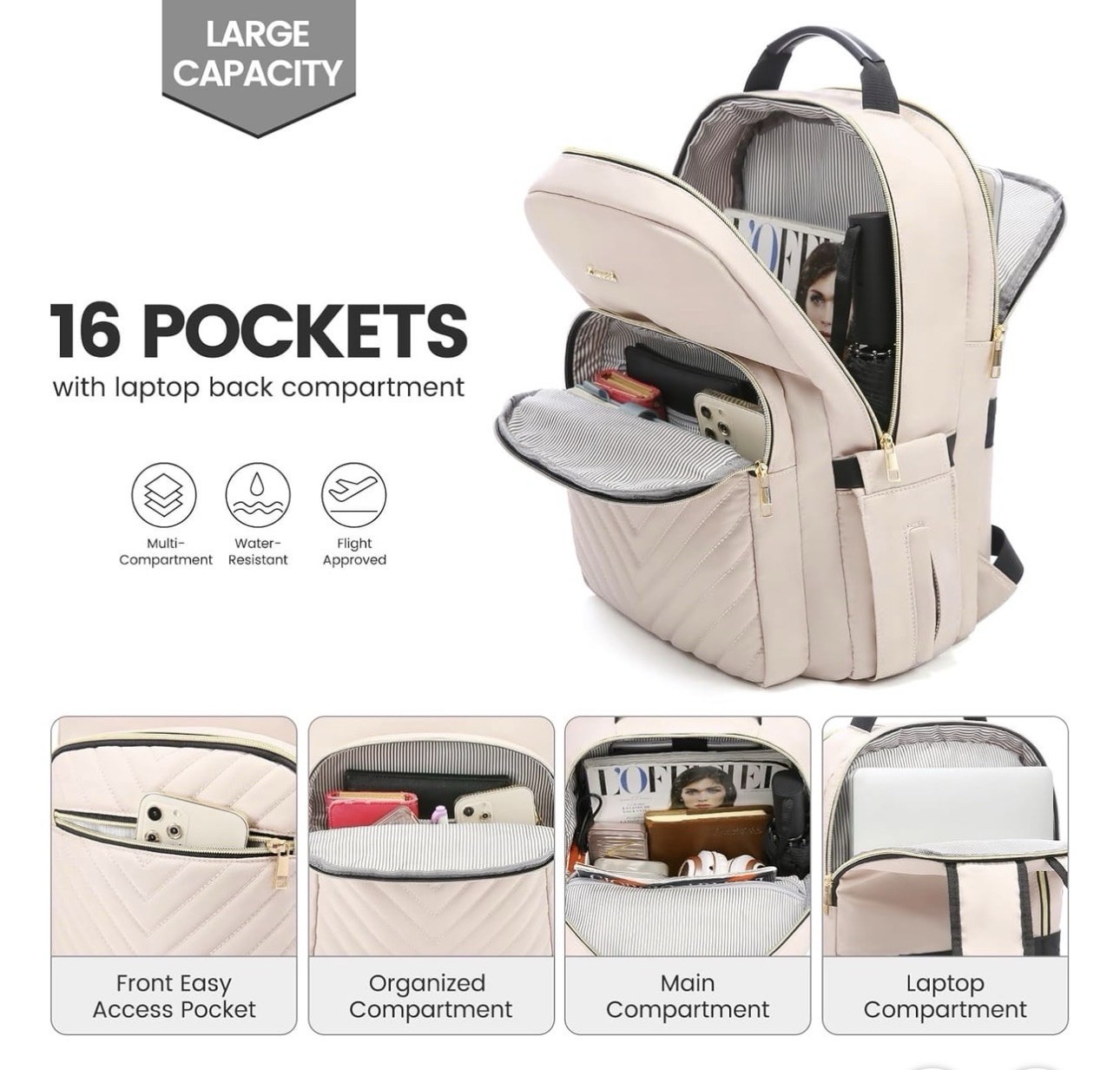 lovevook laptop backpack for women