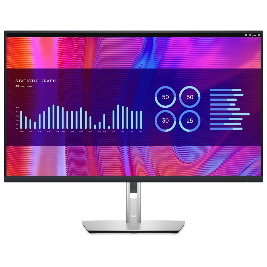 Dell P3223DE 32-Inch QHD Flat Screen USB-C Hub LCD Monitor Certified Refurb