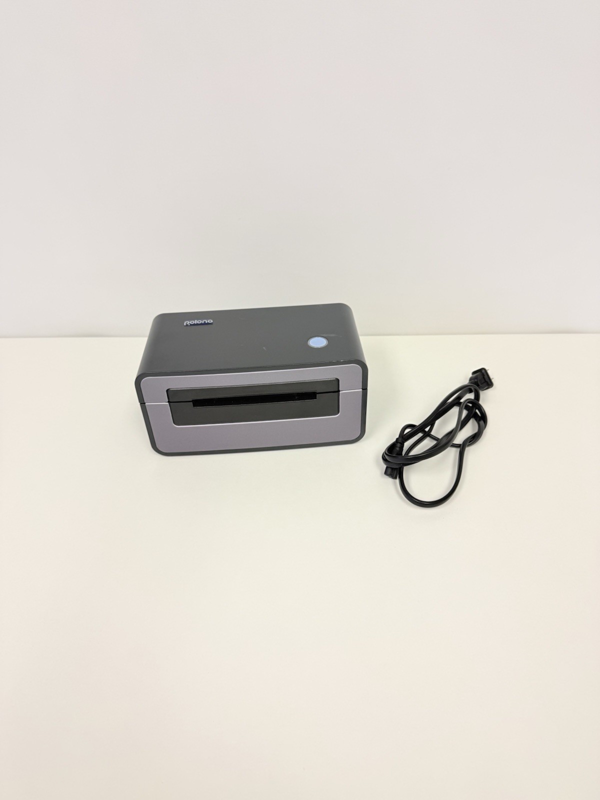Polono PL60 Thermal Label Printer USB - Grey - Auto Learn Paper Size Tested
