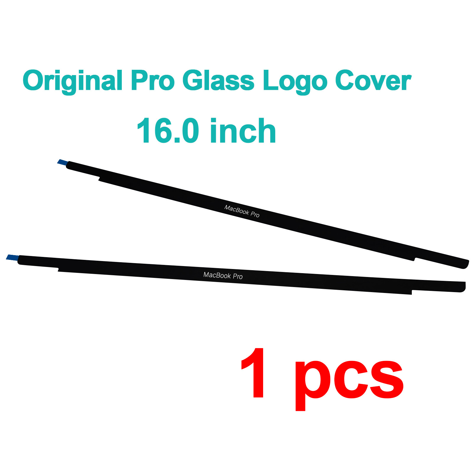 New Original Front Glass Bezel Logo Cover Trim For MacBook Pro 16" A2141 2019