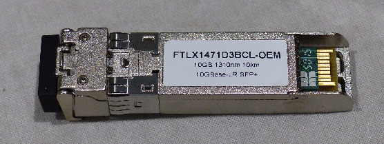 FINISAR 10GB/S 10KM 1310NM SINGLE MODE DATACOM SFP TRANSCEIVER FTLX1471D3BCL-OEM