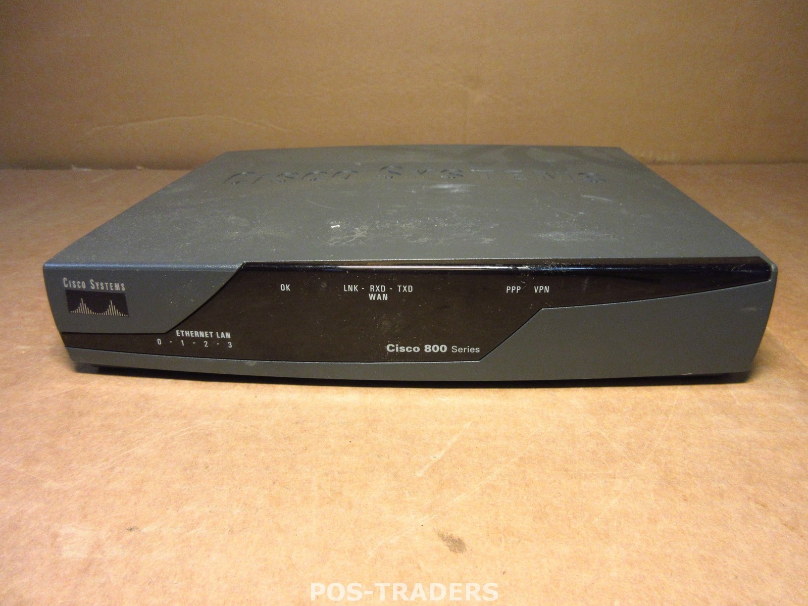 Cisco 877 SEC K9 Integrated Service Router 4-Port 10/100 ADSL Over POTS EXCL PSU
