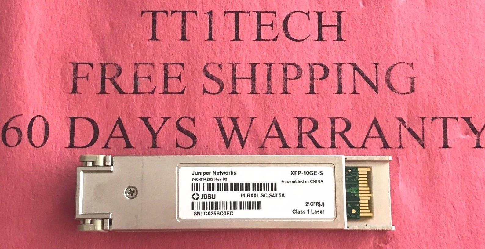  Original Juniper 740-014289 XFP-10G-S 10GBASE/SR XFP transceiver large QTY 
