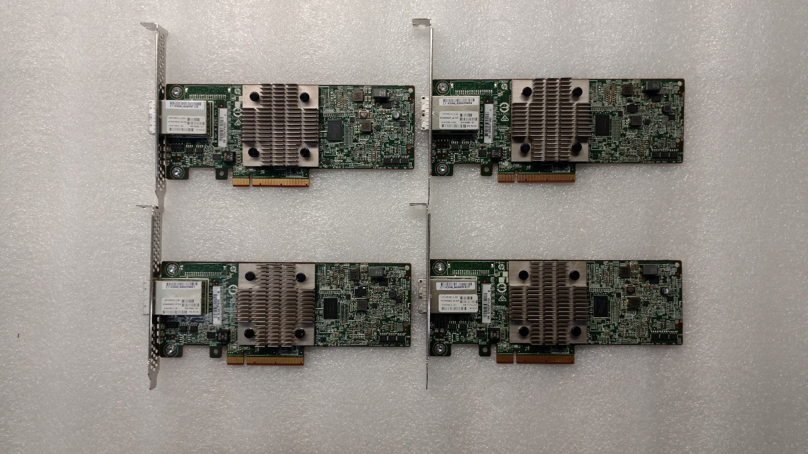 Lot of 4 HPE H241 (750054-001) 12Gbps 2-Ports Ext PCI-e 3.0 Full Height Card