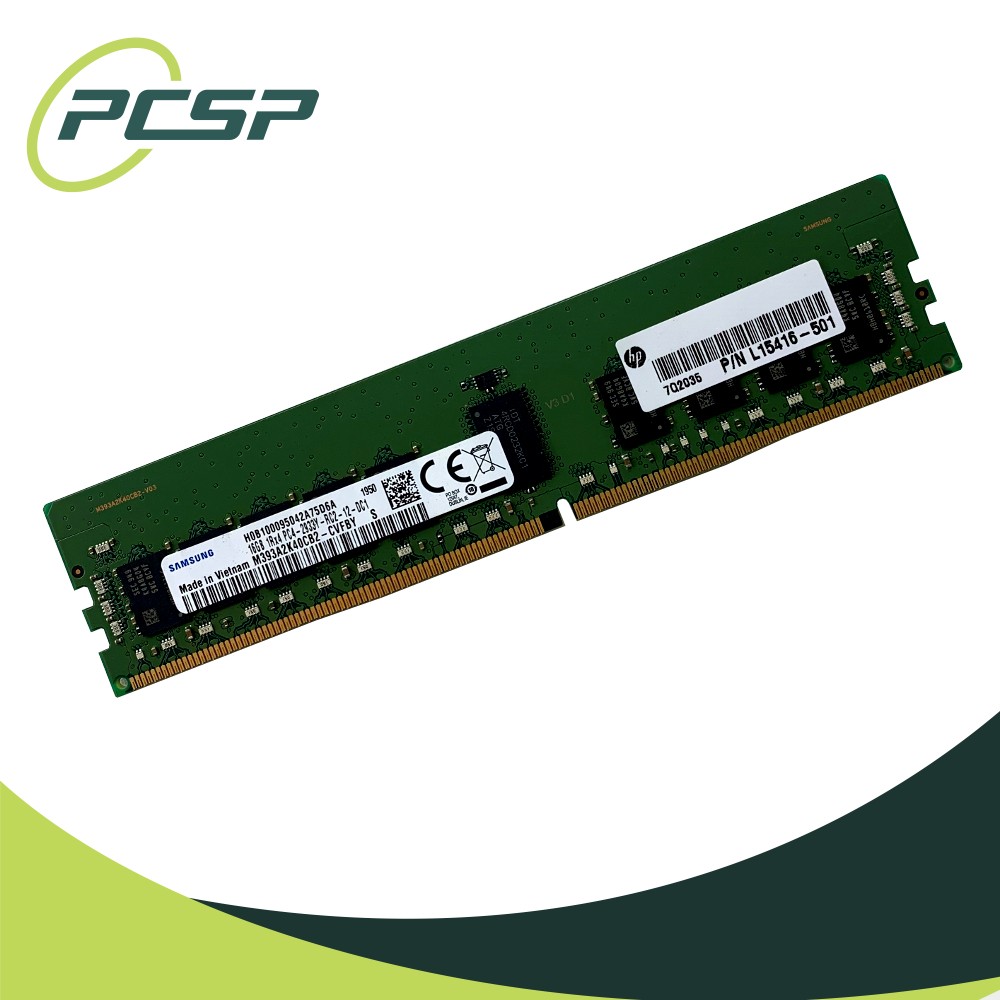 Samsung 16GB PC4-2933Y-R 1Rx4 DDR4 ECC REG RDIMM Server RAM M393A2K40CB2-CVFBY