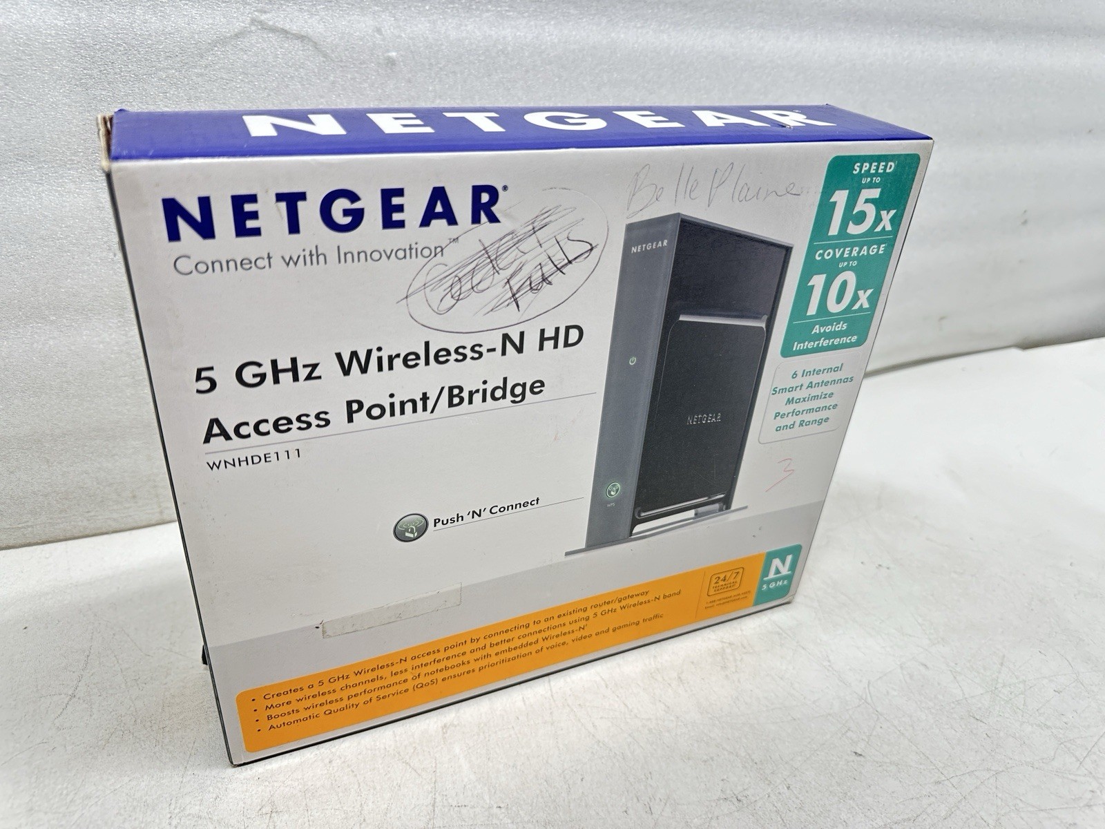 Netgear 5GHz Wireless-N   HD Access Point/Bridge Model WNHDE111