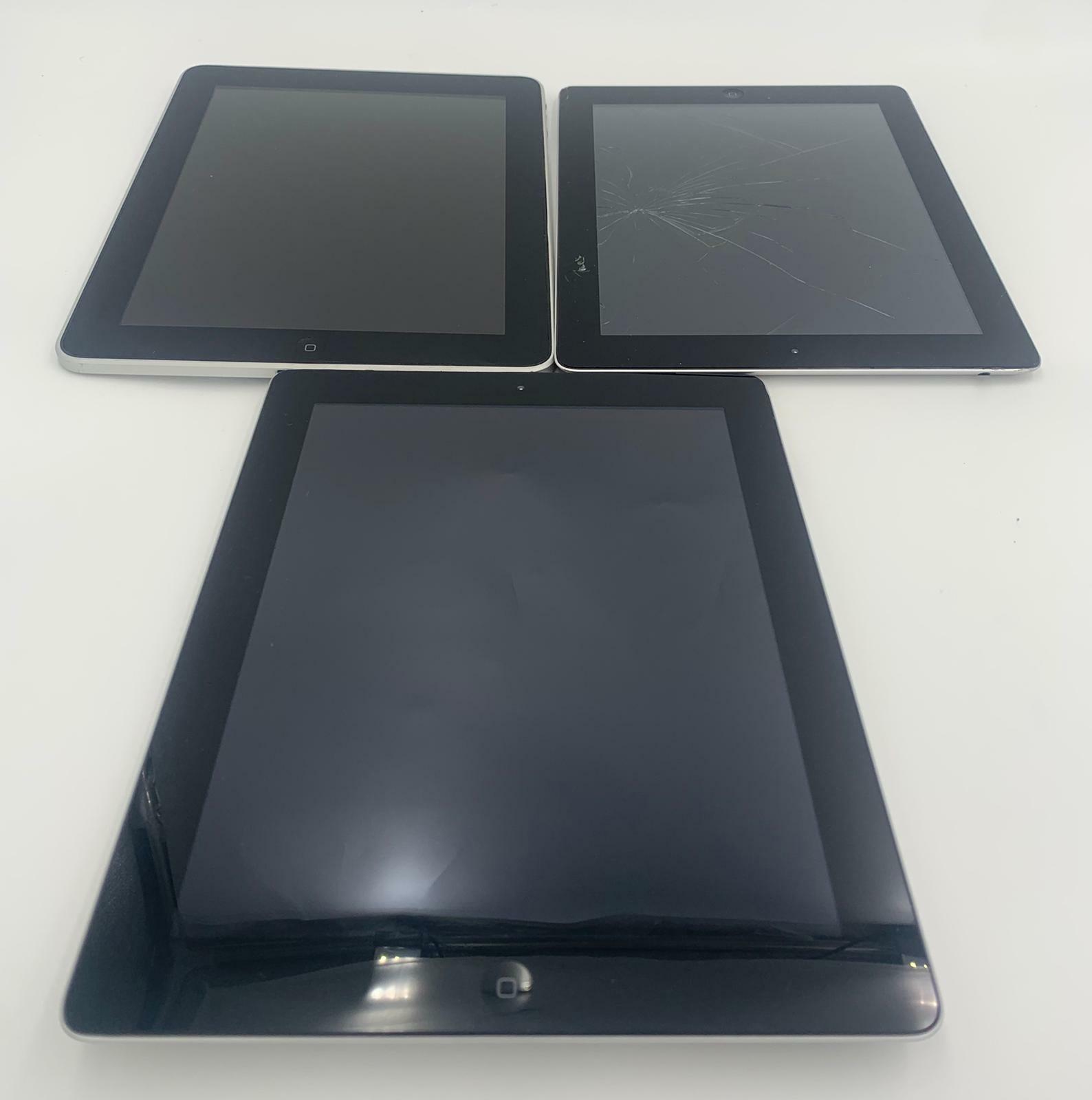 Lots iPad for parts, no working, 3 units,16 GB,32 GB