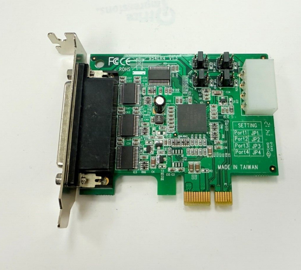 StarTech PEX4S952LP Serial Card PCI Express 4-Port RS-232 DB44 TO 4x DB9