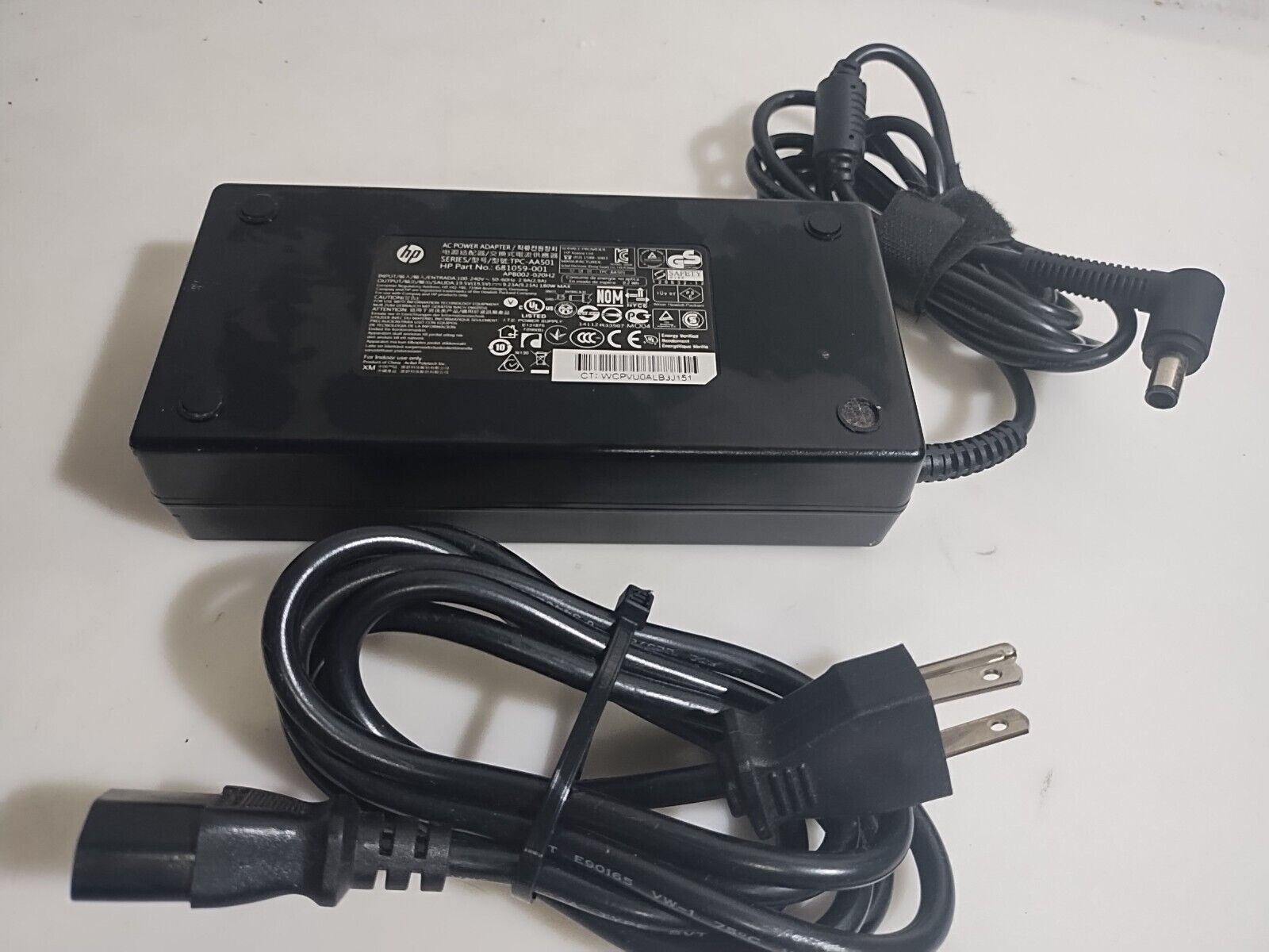 Original HP 180W AC DC POWER ADAPTER For 681059-001 Power Supply Charger Cord