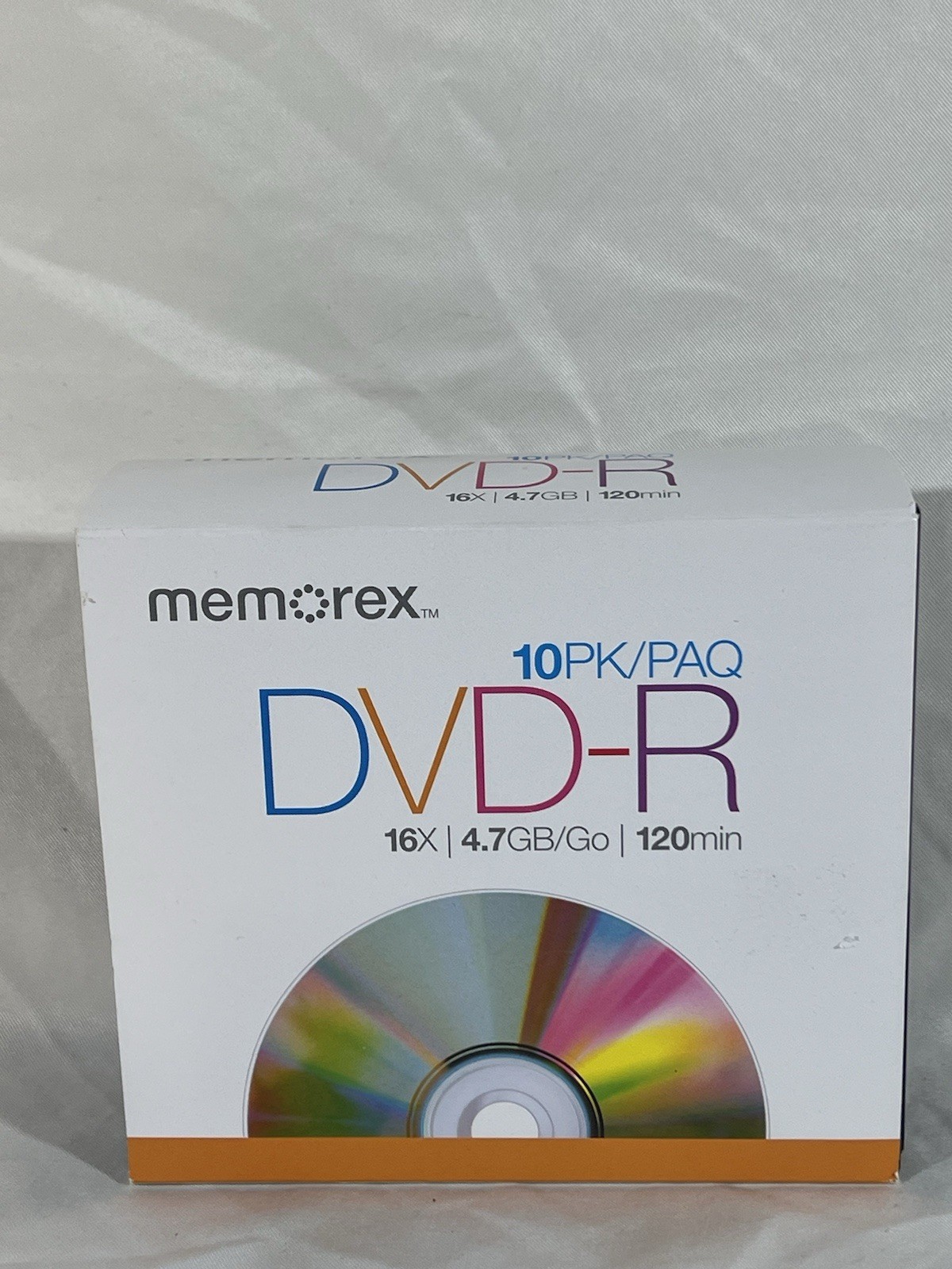 Memorex DVD-R 10PK Slim Case 16X 4.7GB /GO Recordable Disks New But No Seal