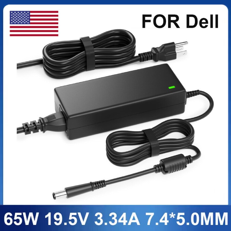 65W Adapter Charger for Dell Latitude 5400 5500 5300 7300 7400 2-in-1 Laptop