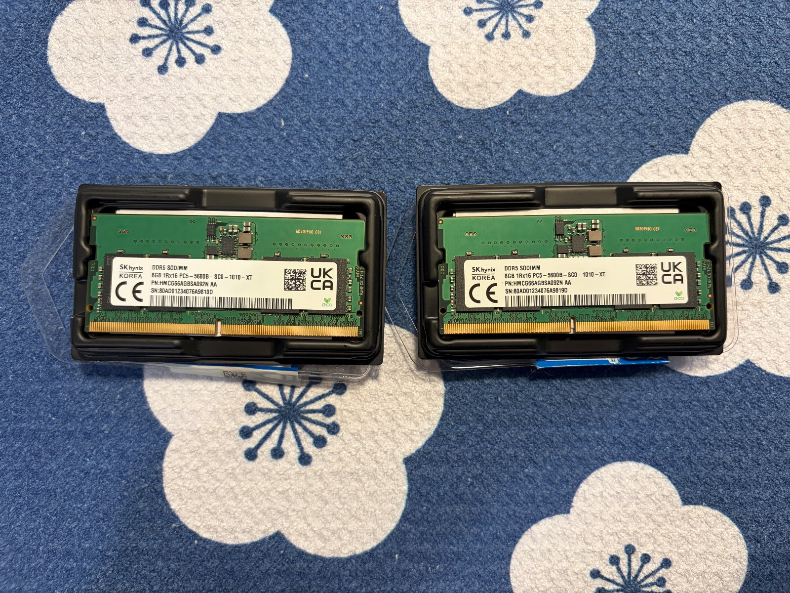 SK hynix 16GB Kit (2x8GB) DDR5 5600MHz SODIMM Laptop RAM