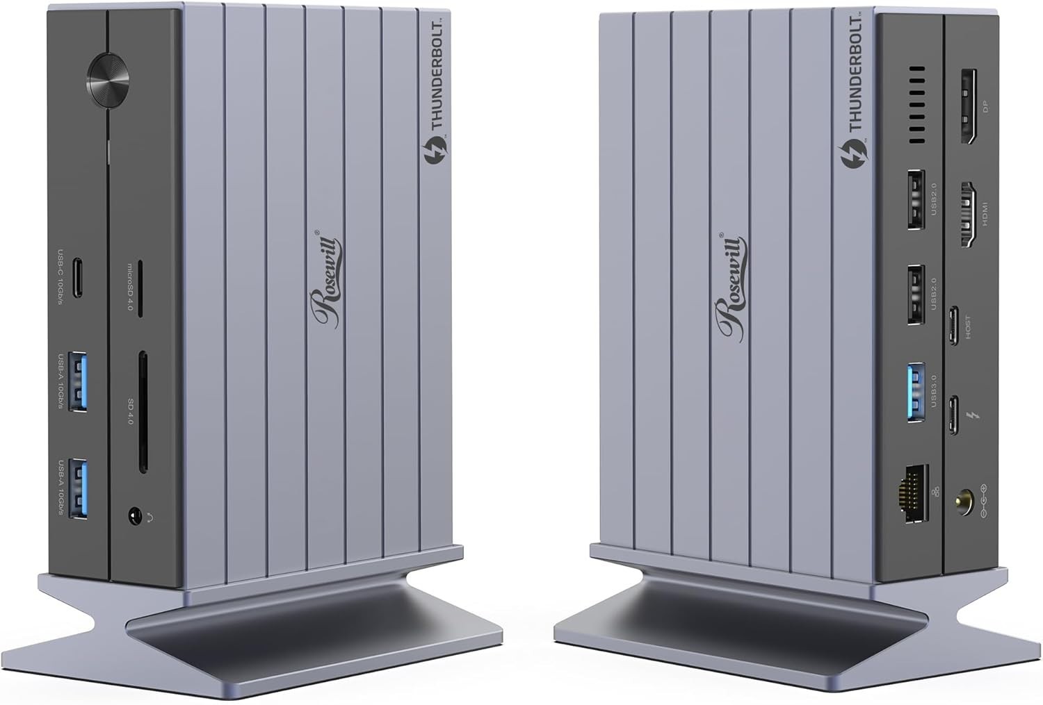 Rosewill 14 in 1 Thunderbolt 4 Certified Laptop Docking Station w/ 100W Charging