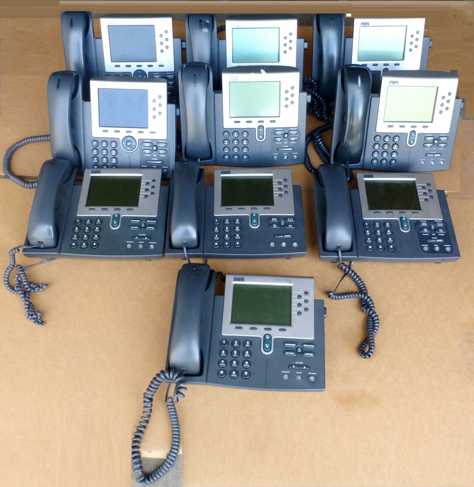 Used Cisco Unified IP Phones Models 7960;7962;7965 (Sold in Batch of Ten).