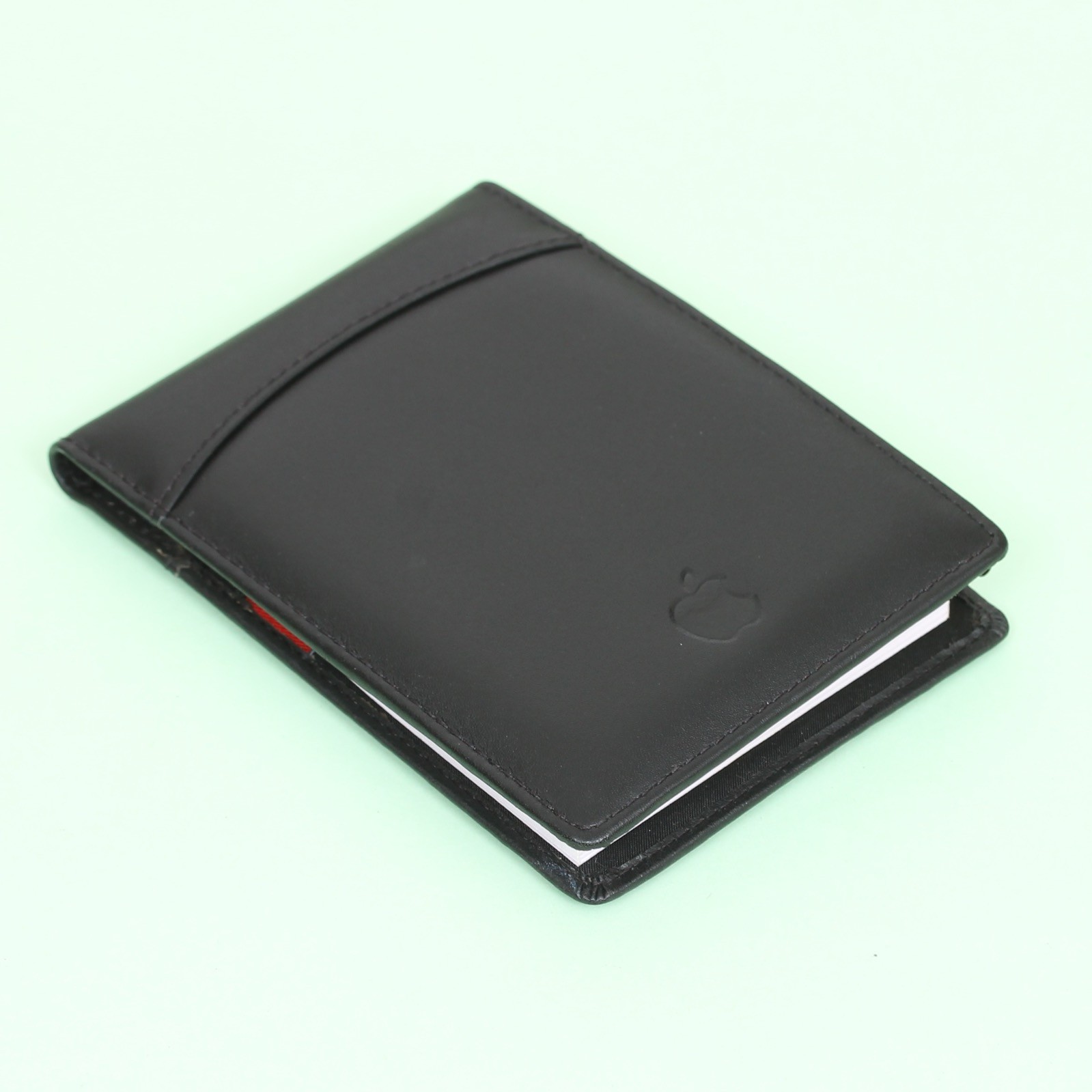 Vintage Apple Computer Promotional Leather Leed’s Notepad Holder with Pen