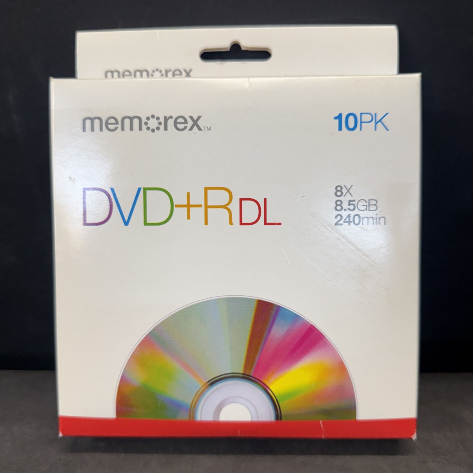 Memorex Dual Layer DVD+R 10-pack - 8X, 8.5GB, 240 mins