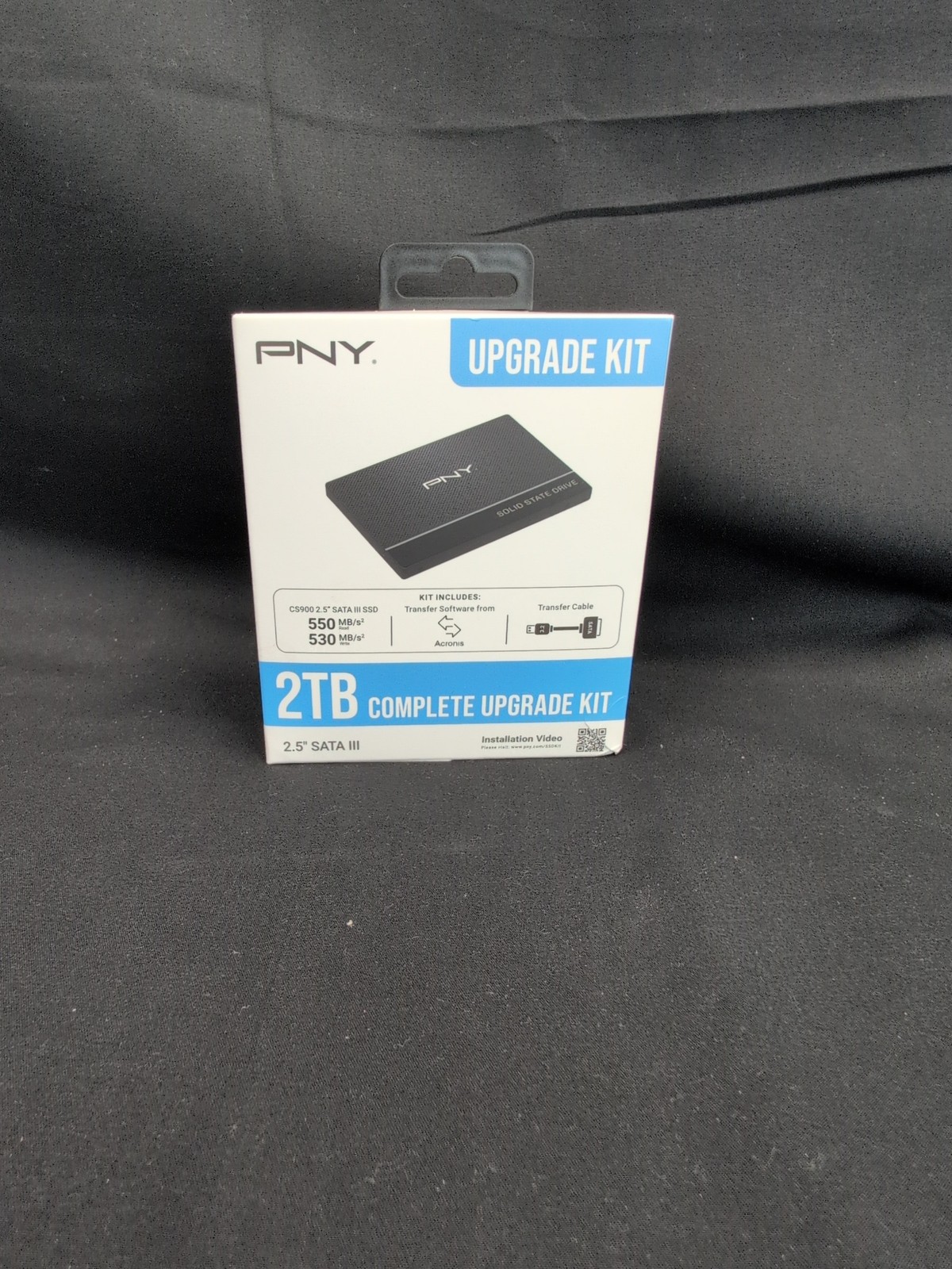PNY CS900 2TB 2.5" SATA III Internal SSD Upgrade Kit Black SSD7CS900-2TBKIT-RB