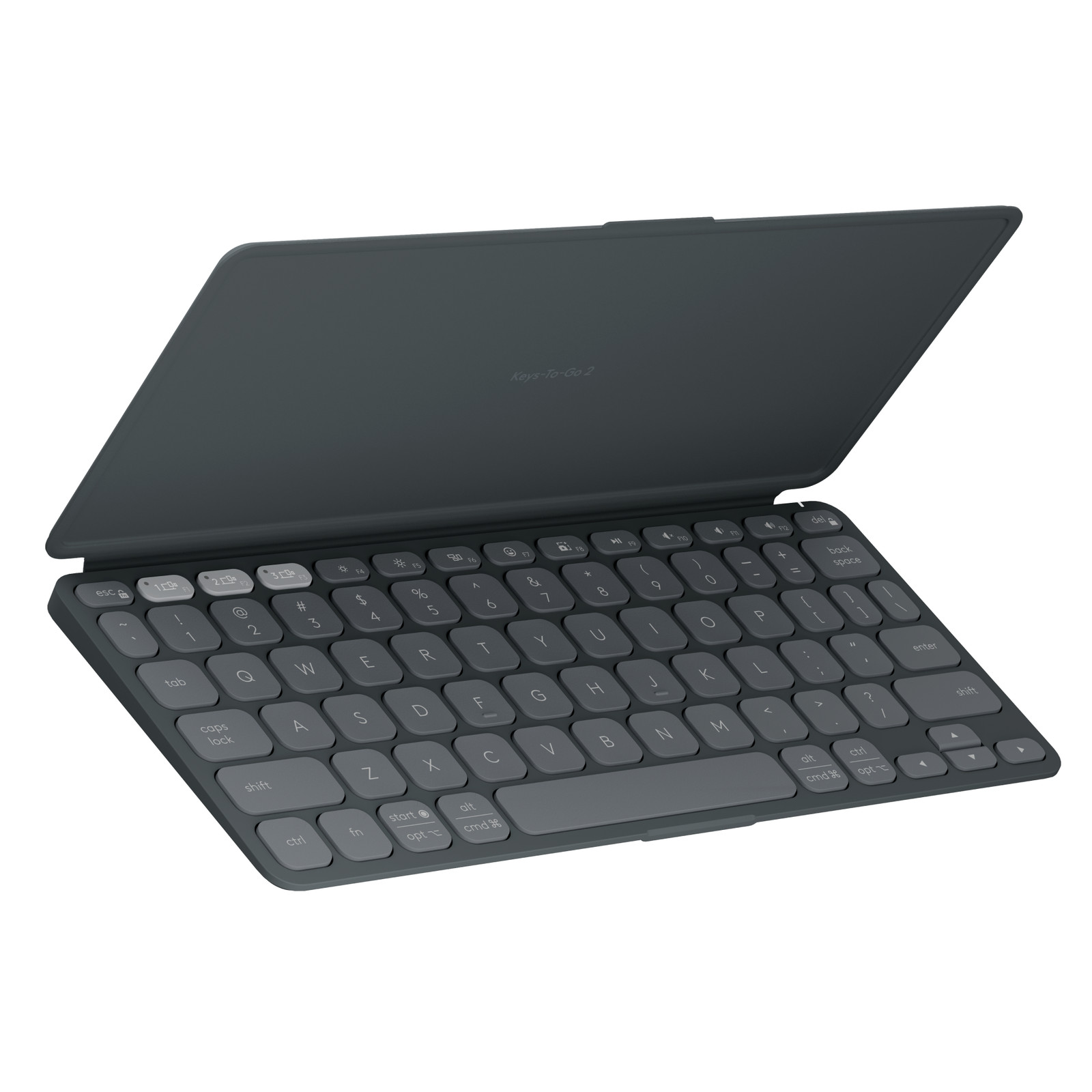 Logitech Keys-To-Go 2 Wireless Bluetooth Keyboard for iPad iPhone Mac - Graphite