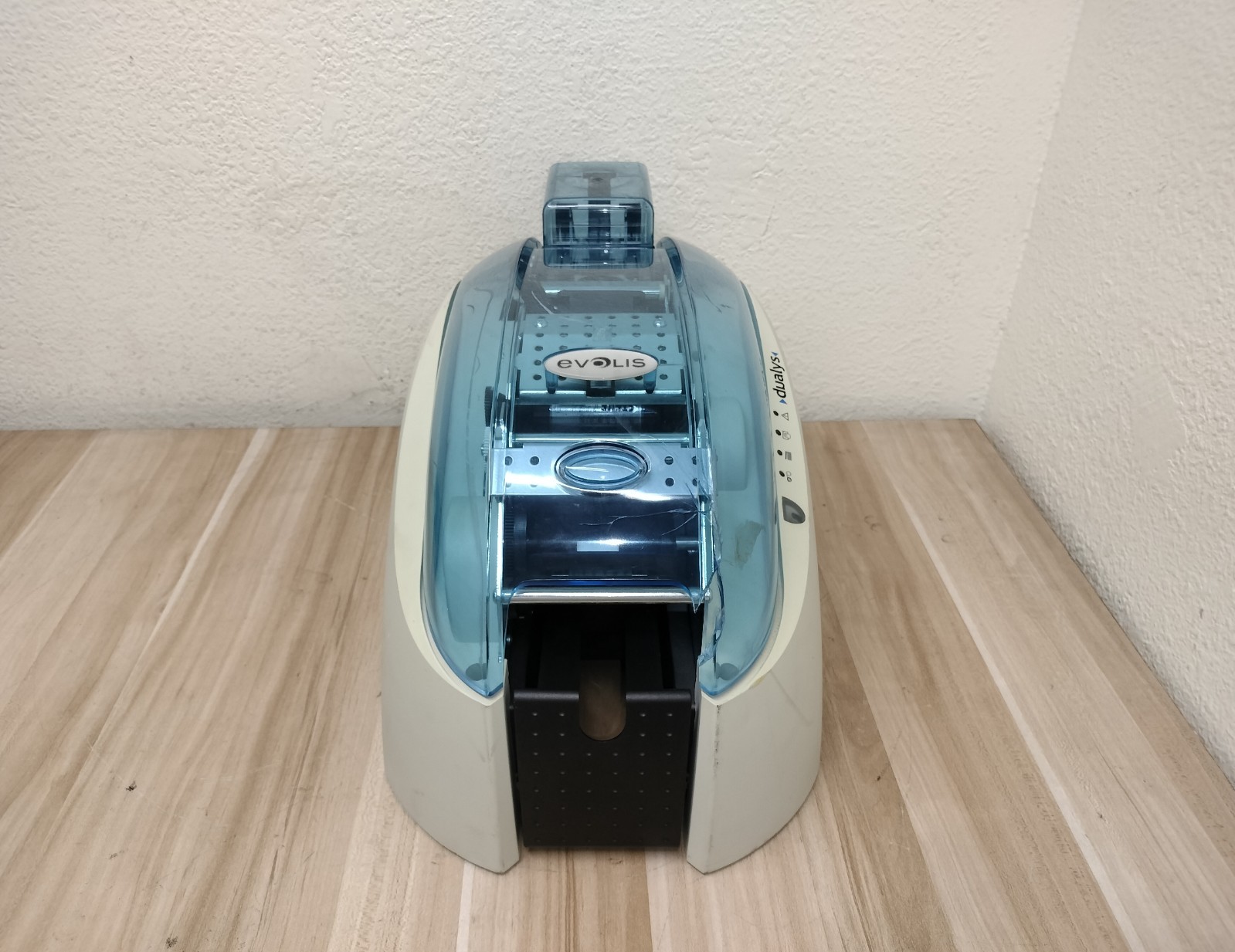 Evolis Dualys Dual Sided ID Card Printer Badge Maker Plastic Ribbon