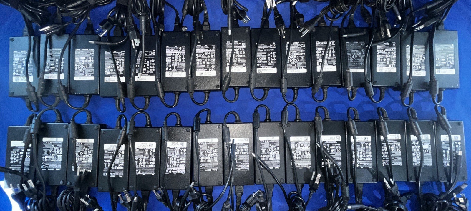 Genuine Dell 180W AC Adapter Laptop Charger 7.4mm Big Tip Large Barrel Lot of 30