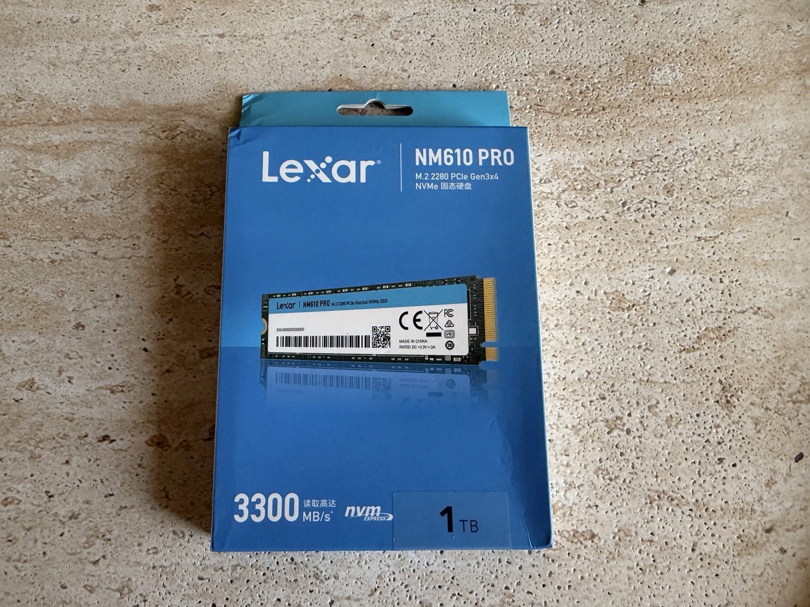 Lexar 2280mm NM610 PRO 1TB M.2 NVMe Gen 3.0 x 4 SSD LNM610P00AT-HNNNU 