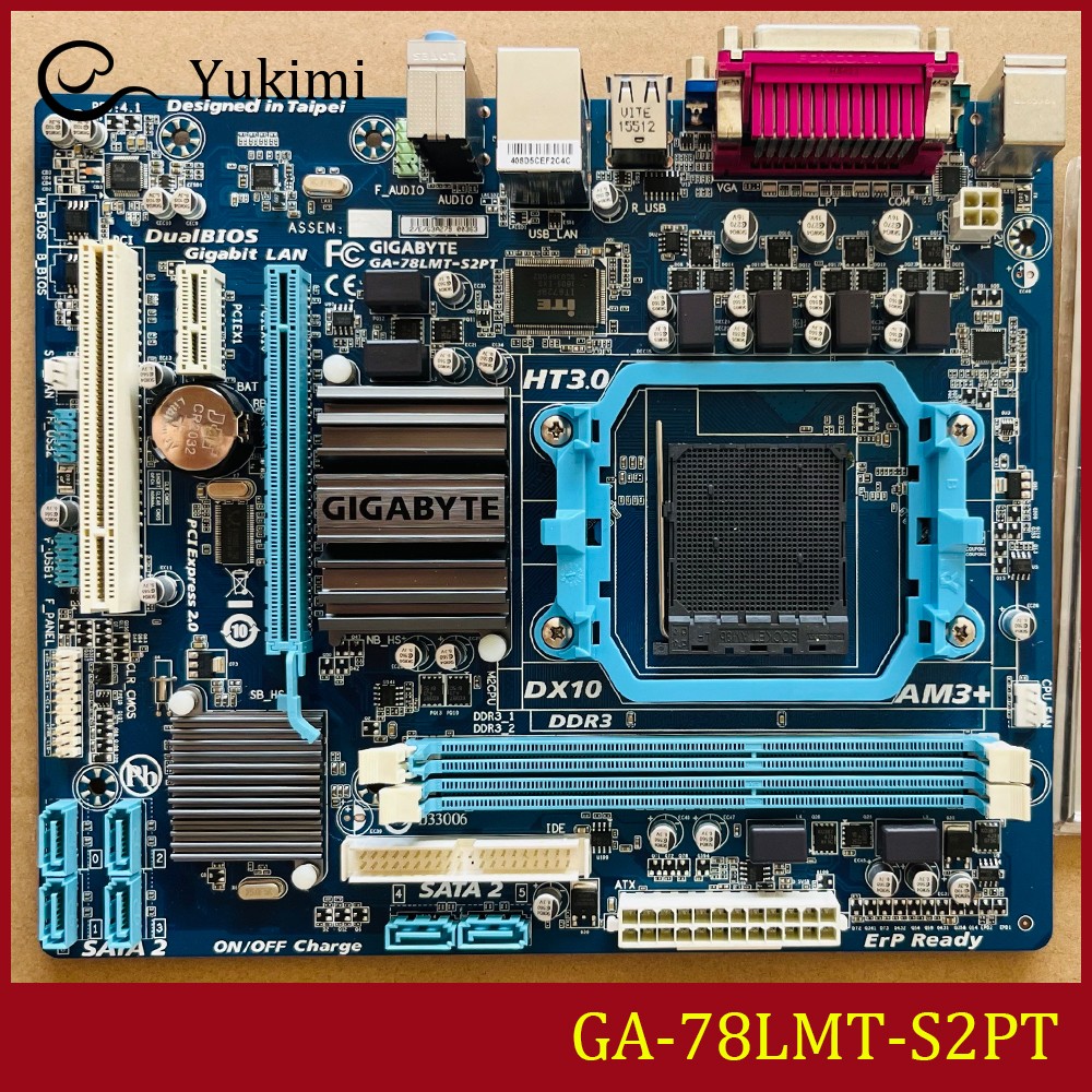 FOR GIGABYTE GA-78LMT-S2PT DDR3*2 16GB VGA Micro ATX Ｍotherboard Test OK