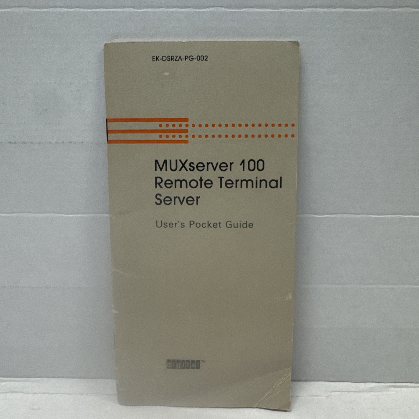 Digital DEC MUXServer 100 Remote Terminal Server Pocket Guide