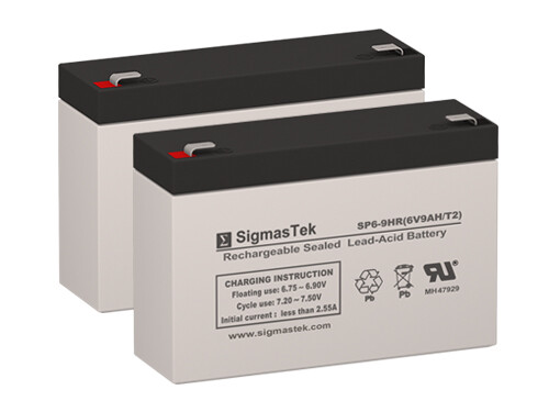 APC Smart-UPS SC SC450R1X542 Replacement Battery Set - (2 batteries - 6V 9AH)