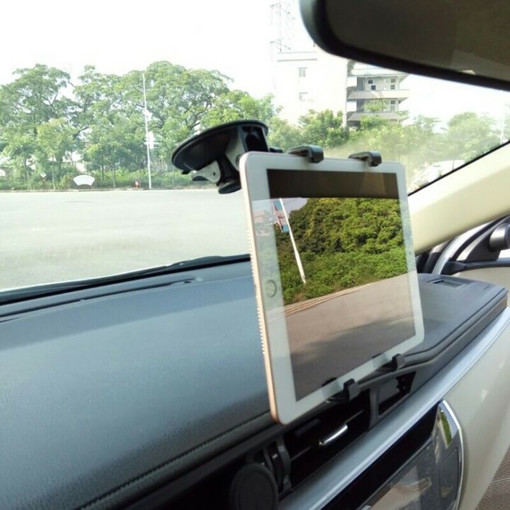 360° Rotation Car Windshield Mount Holder Bracket Stand for iPad 7-11Inch Tablet