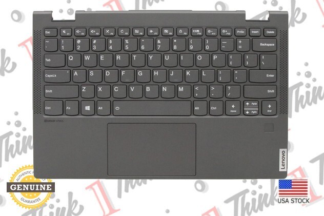 100% NEW Genuine Lenovo Yoga C640-13IML BL KB with palmrest - 5CB0W43758