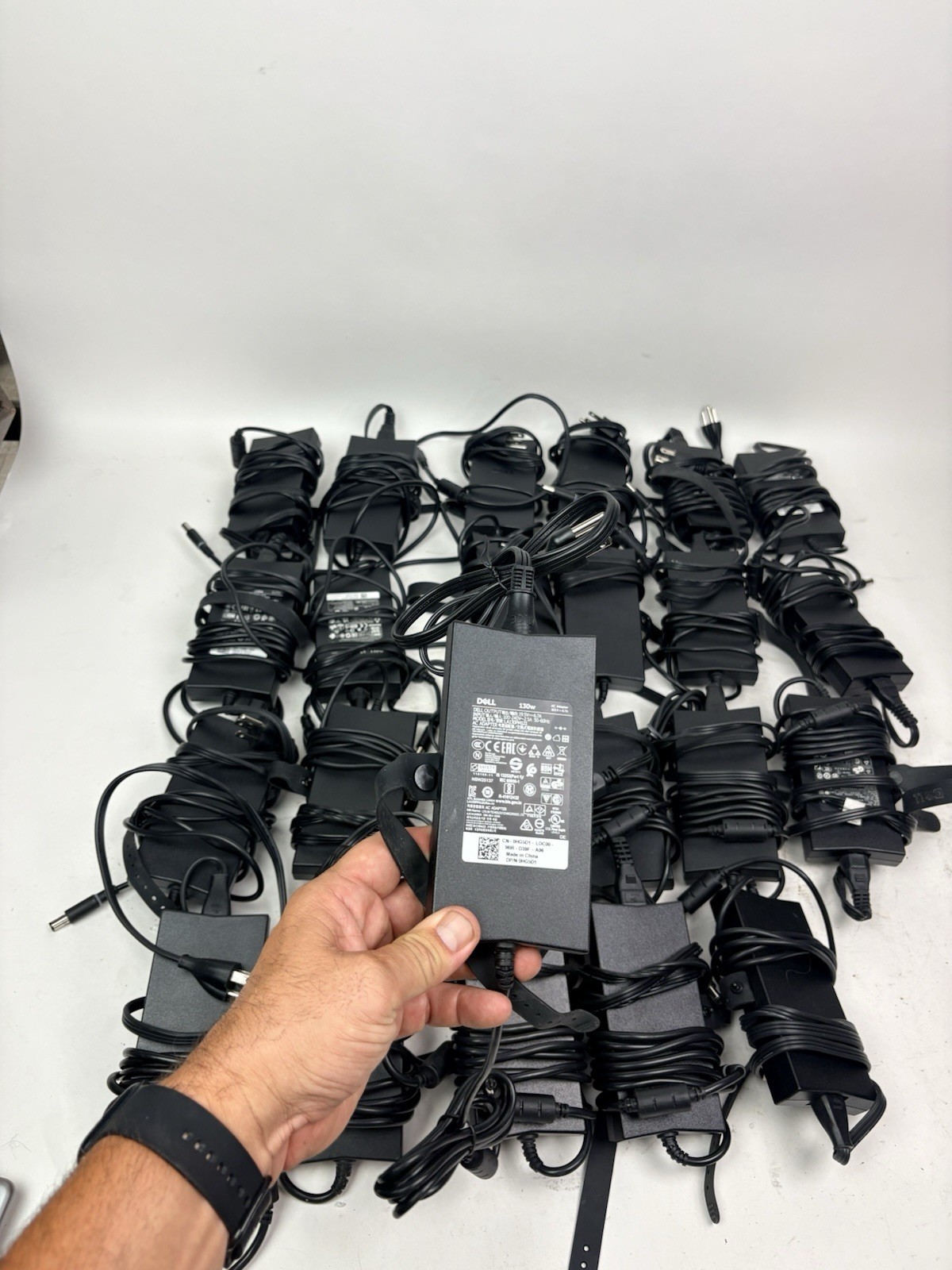 Lot 23 DELL LA130PM190 DP N063P9N 19.5V 6.7A 130W AC Power Adapter Charger