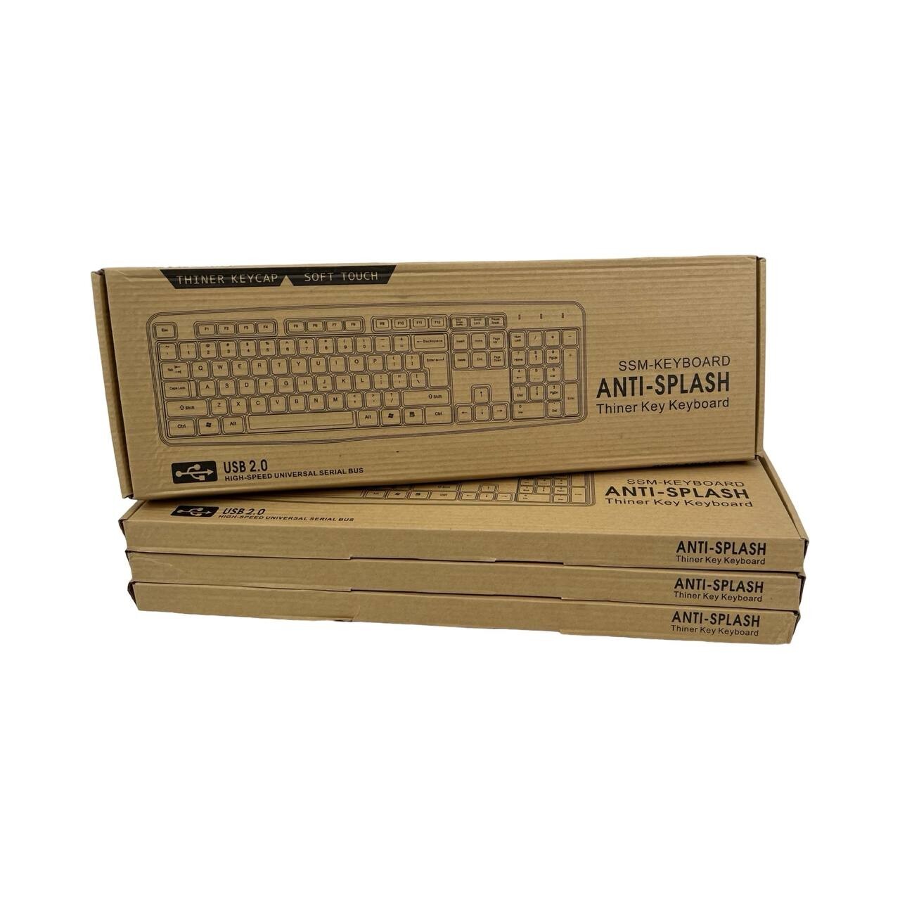 Lot of 4 - SSM Anti Splash Thinner Key Keyboard New in Box