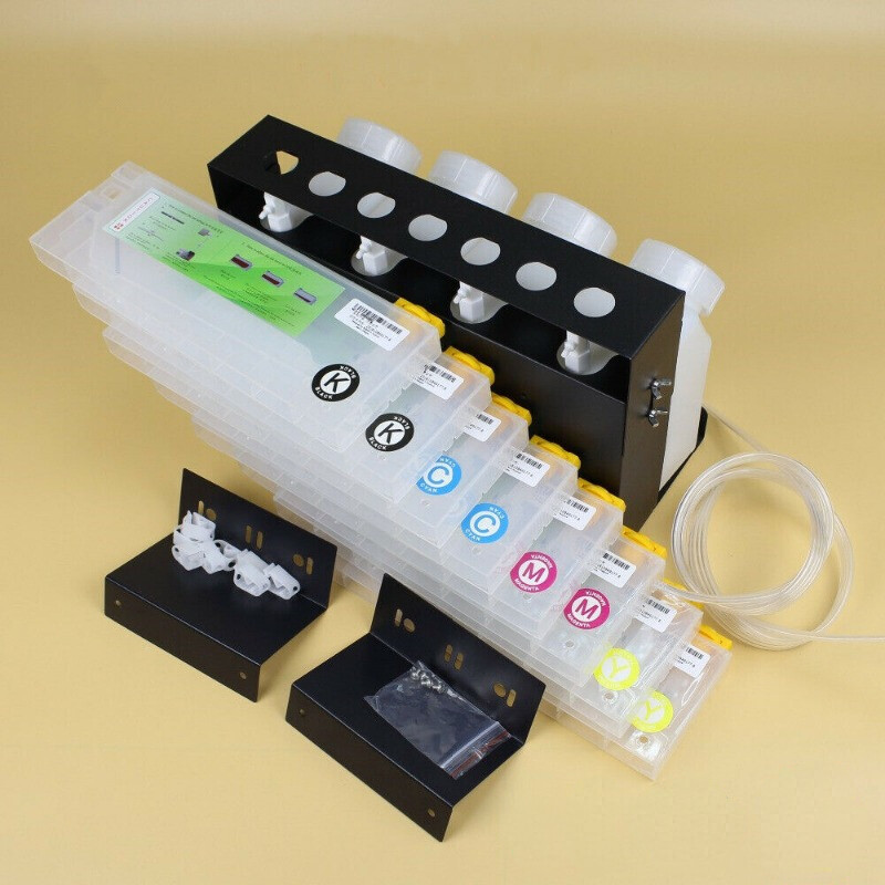 BS3CISS for Mimaki CJV30-160 4 Ink Tanks + 8 Cartridges Permanent Chips Included