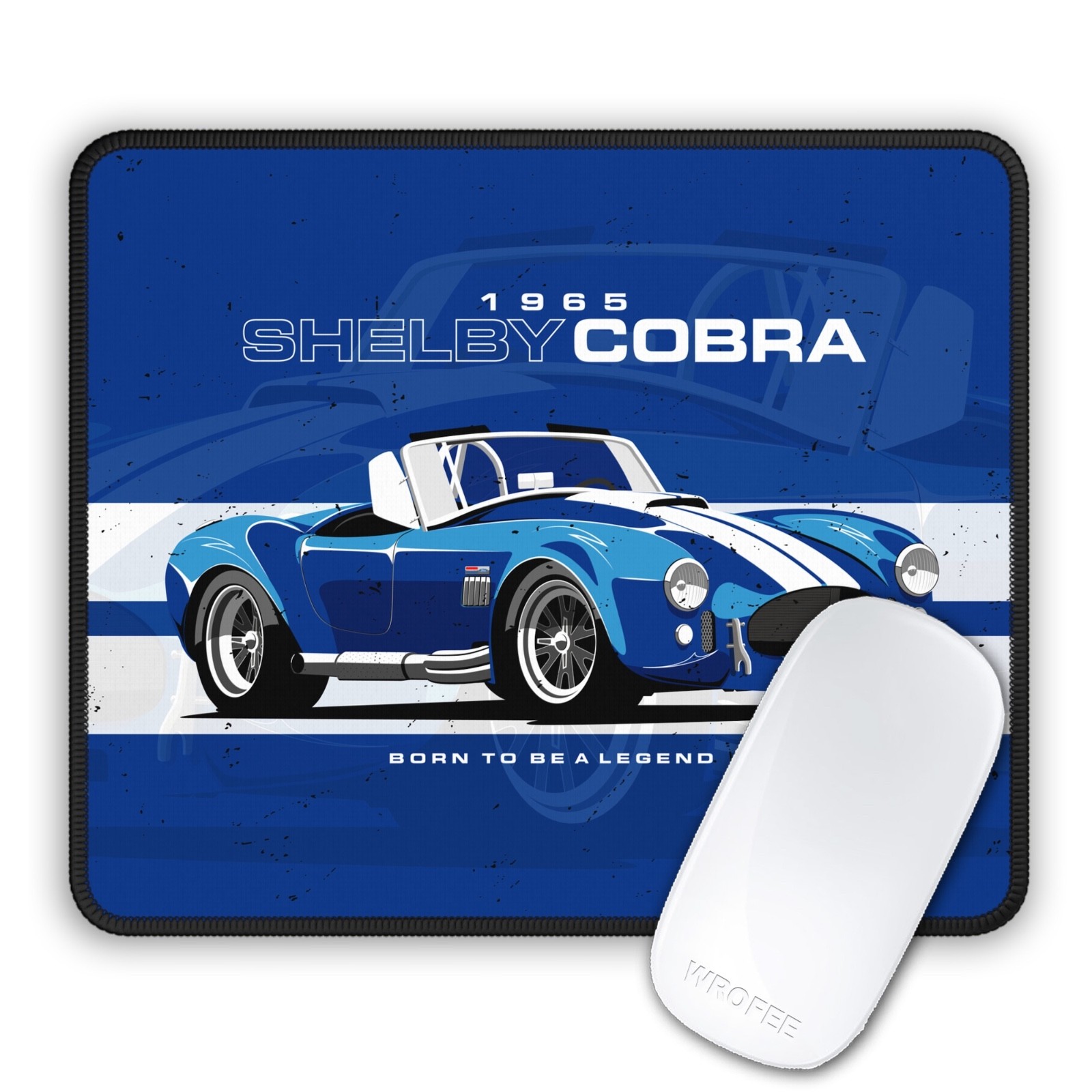 American Muscle Car Mouse Pad: Cobra Gift for Fans Office Gaming Desk Pad 9x7"