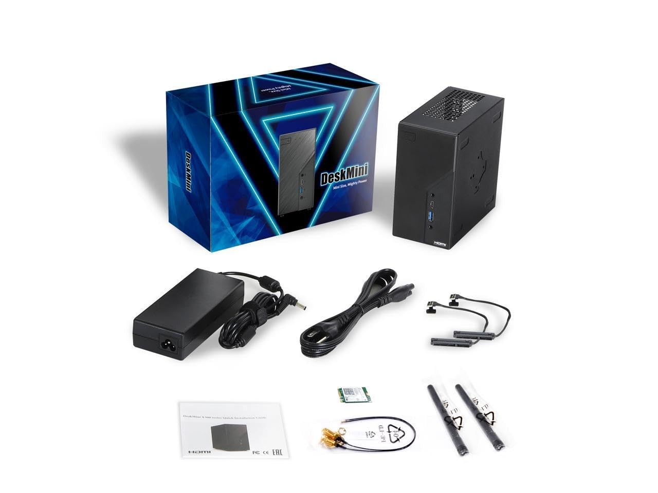 ASRock DeskMini B760 Series Ultra-Compact Mini-PC Barebone System, Supports 1...