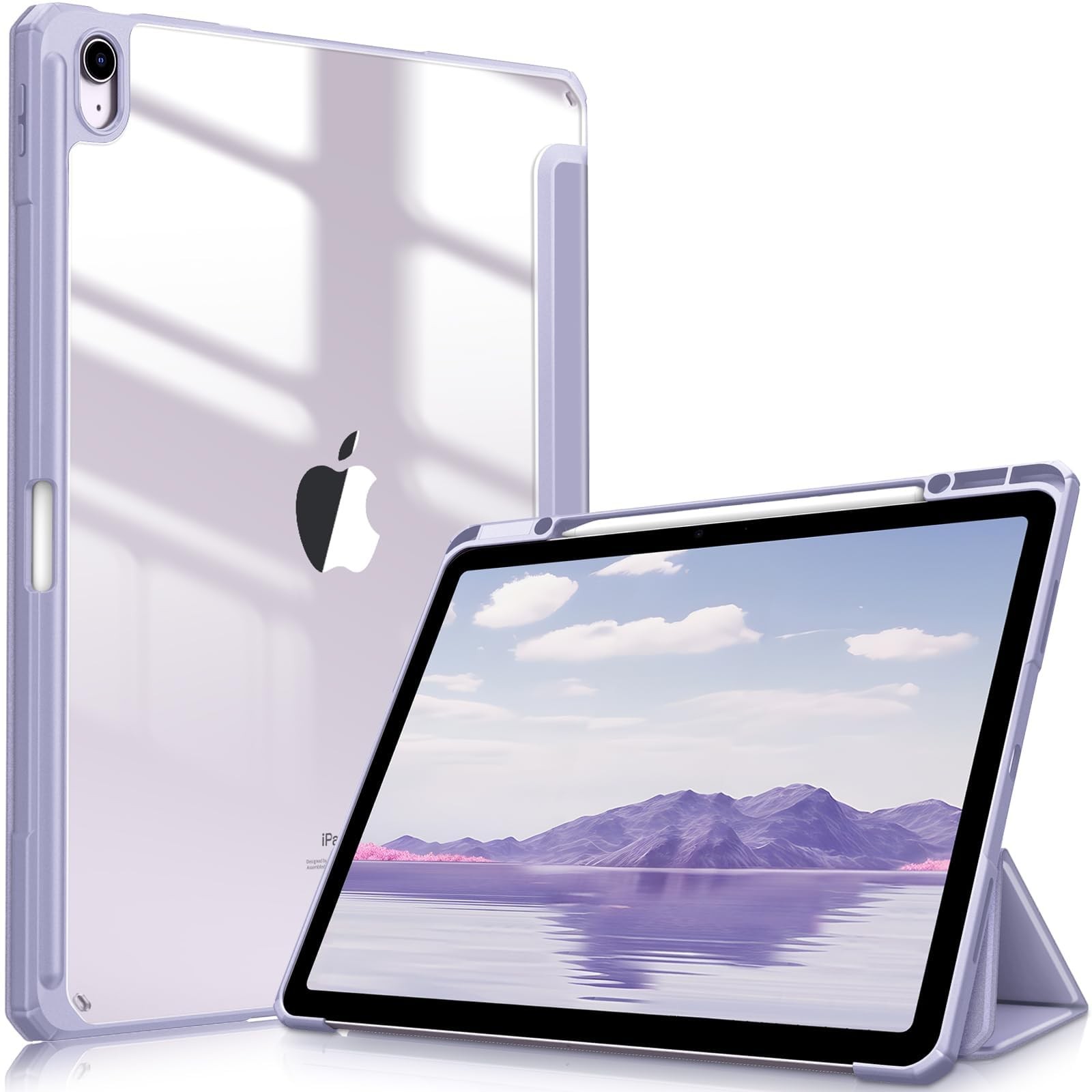 Fintie Slim Clear Case for iPad Air 13inch M4/M3/M2 2026/2025/2024