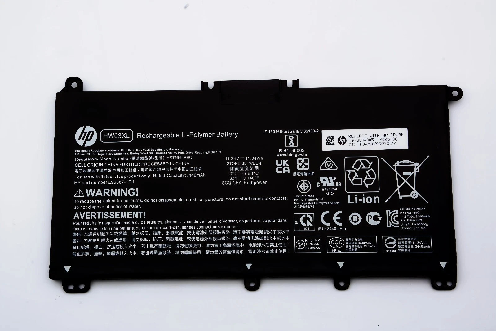 Genuine HW03XL L97300-005 Battery for HP Pavilion 15-EG 15-EH 15-GW 17-CN 17-CP