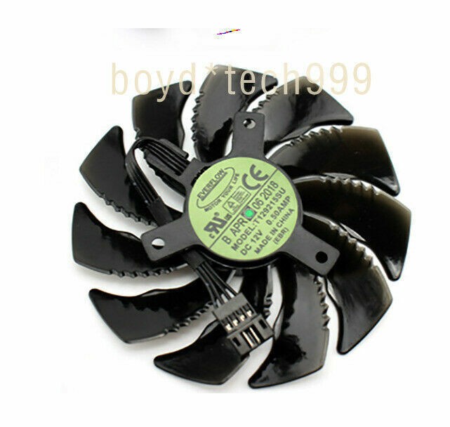 Fan T129215SU 12V 4Pin For Gigabyte GTX1060 GTX1070 Cooler Fan 88MM Cooling Fan