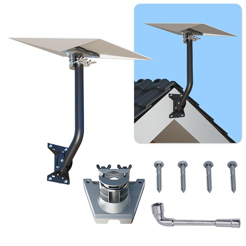 Cekay Starlink Mount Kit, 16.5" Pole and Adapter