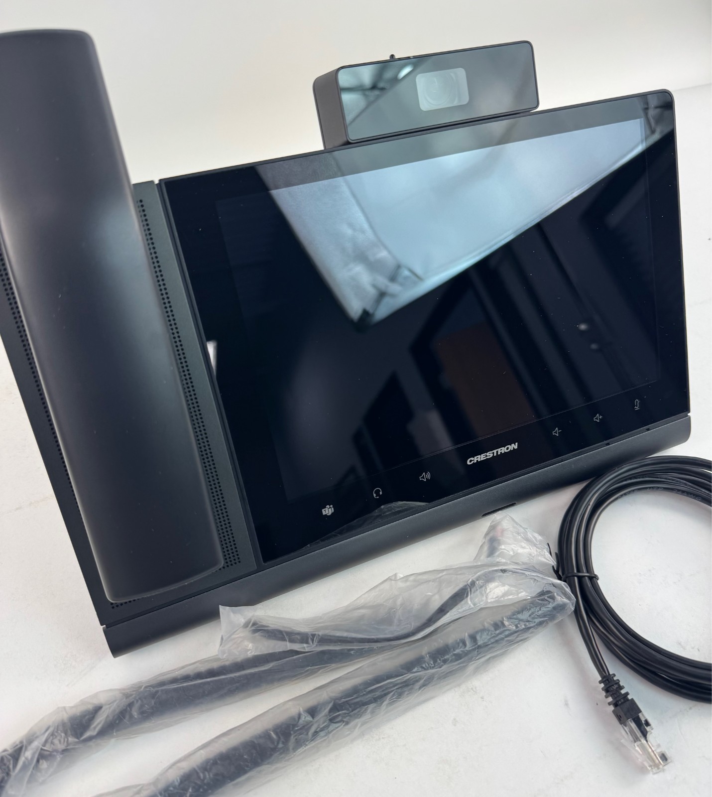 Crestron UC-P10-T-C-HS Flex 10" Audio Desk Phone w/ Handset for Microsoft Teams