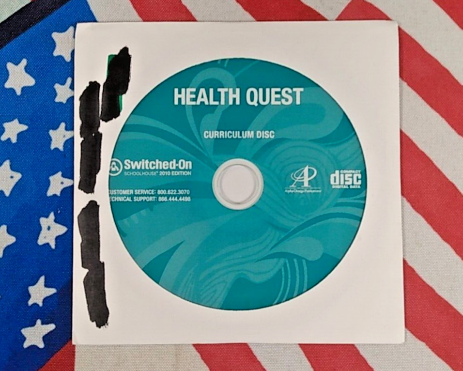 SOS Switched On Schoolhouse Health Quest Grades 4-7 2010 Christian Homeschool