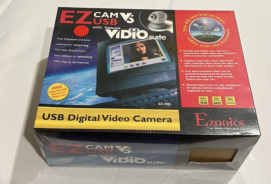 Ezonics USB Digital Video Camera EZ-VS Web Cam NEW Factory Sealed