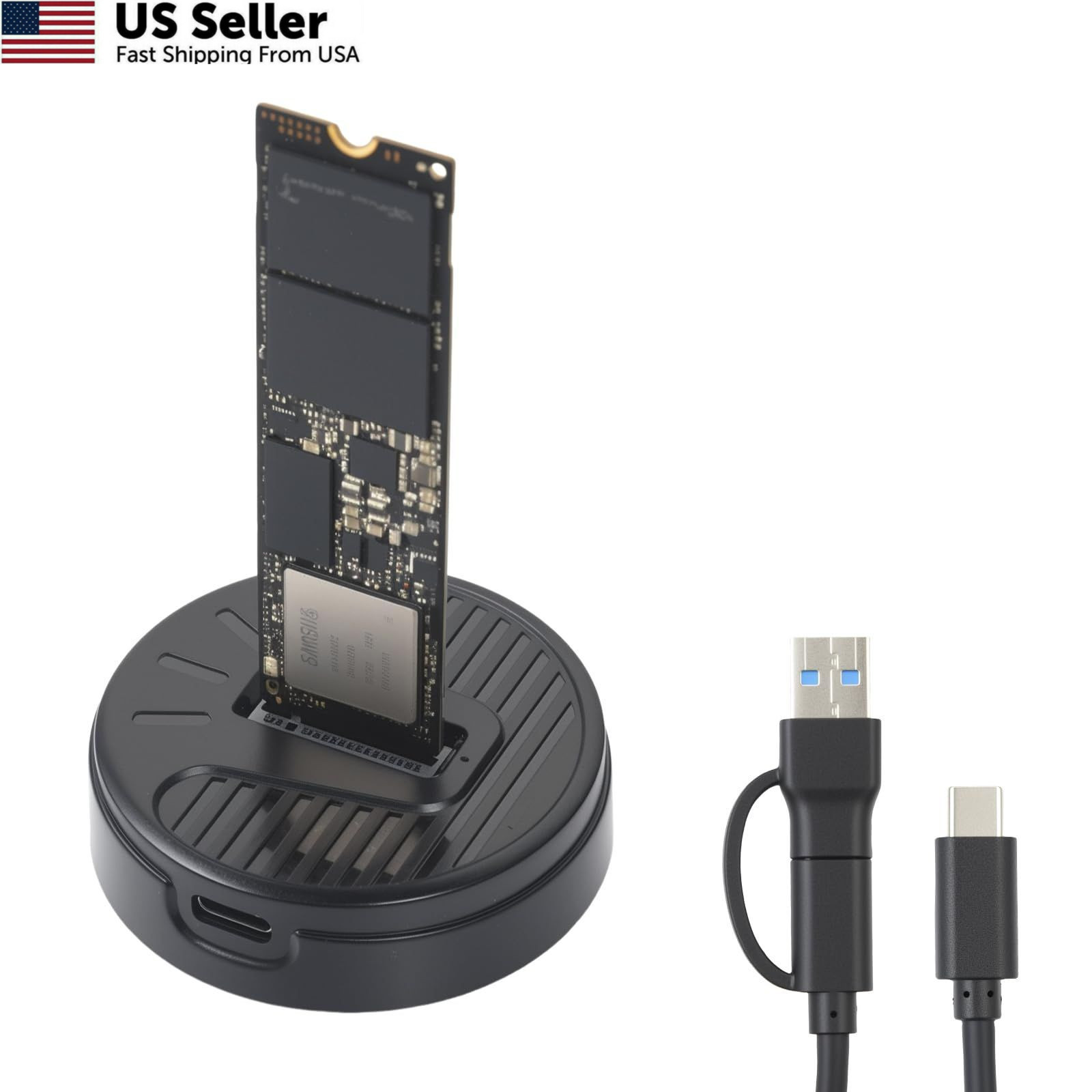 M.2 NVMe SSD Docking Station ELUTENG USB C A Adapter Reader 10Gbps  USA