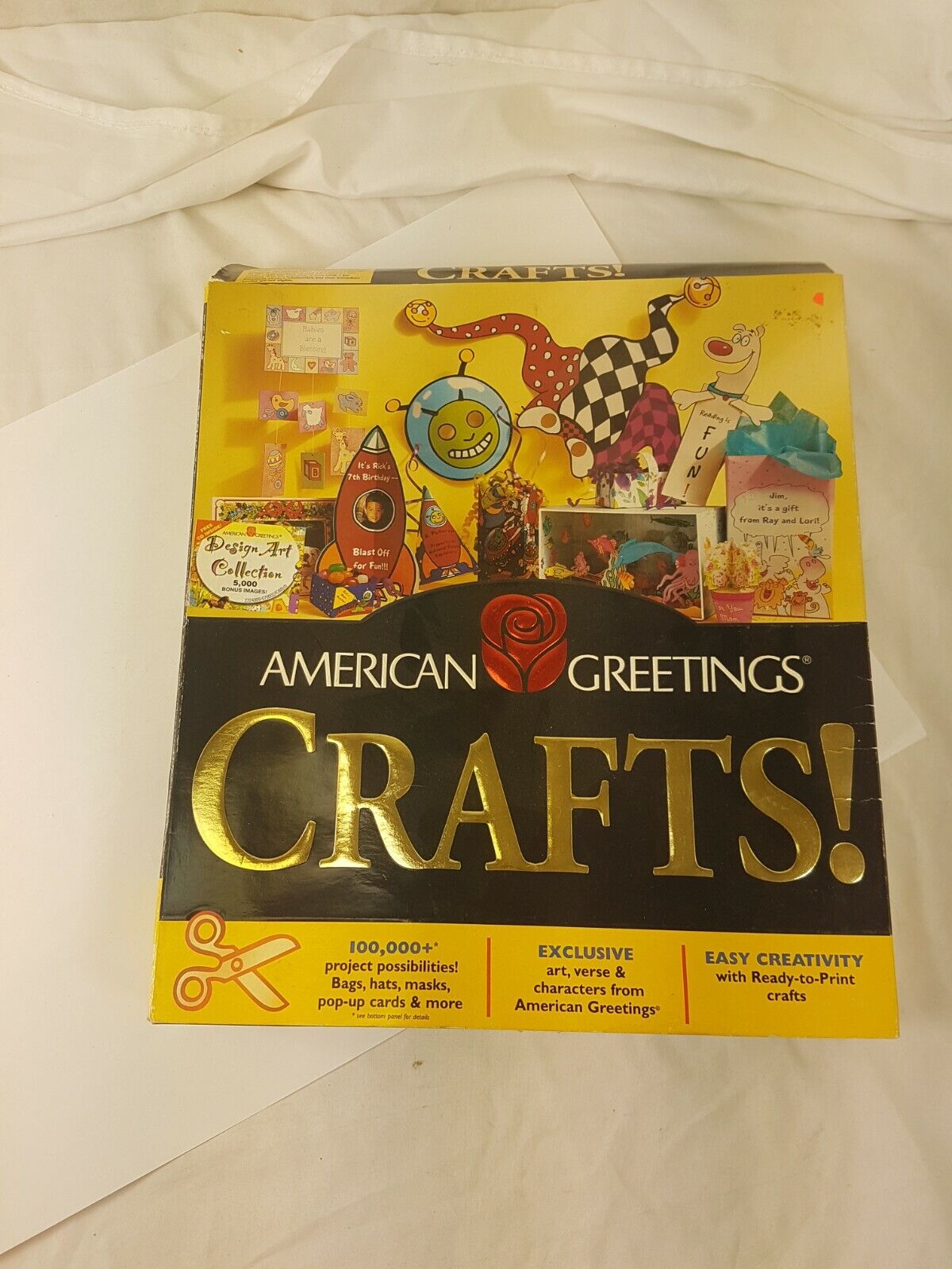 AMERICAN GREETINGS CRAFTS PC SOFTWARE Big Box Complete 1998 computer