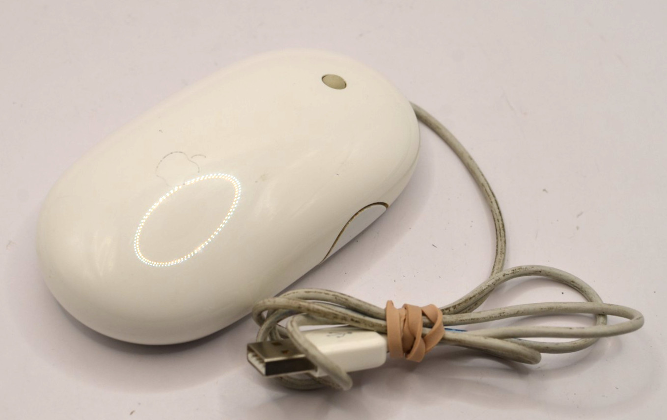 Genuine Apple A1152 USB Optical Mouse Wired Pro Mouse for iMac, MacBook