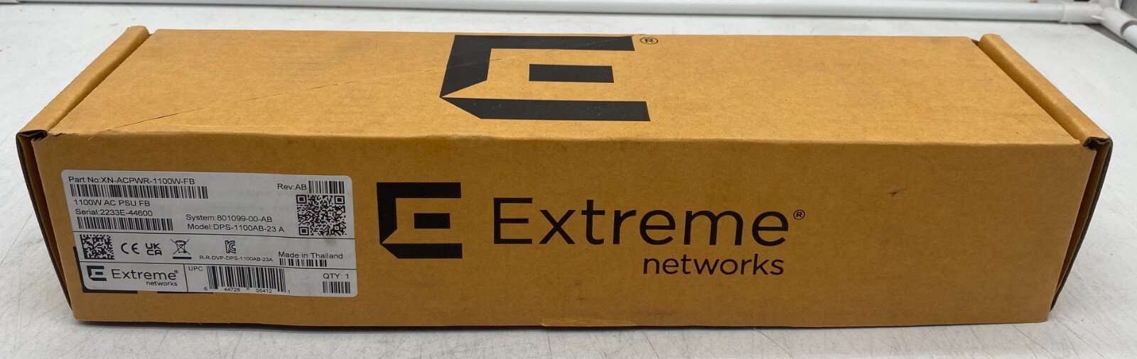 NEW EXTREME NETWORKS XN-ACPWR-1100W-FB 1100W POWER SUPPLY For X465 SERIES