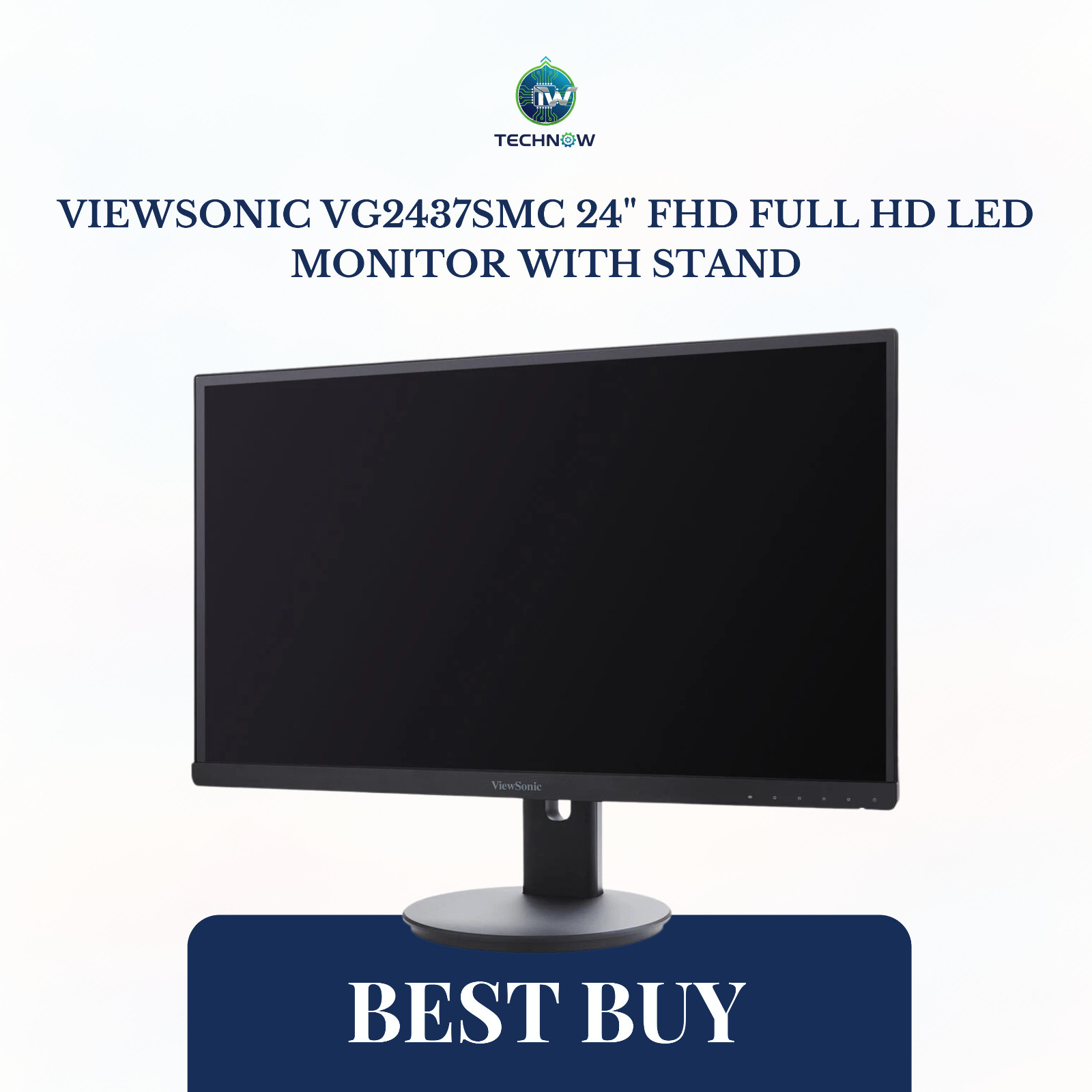 ViewSonic VG2437Smc 24" FHD Full HD LED MONITOR WITH STAND