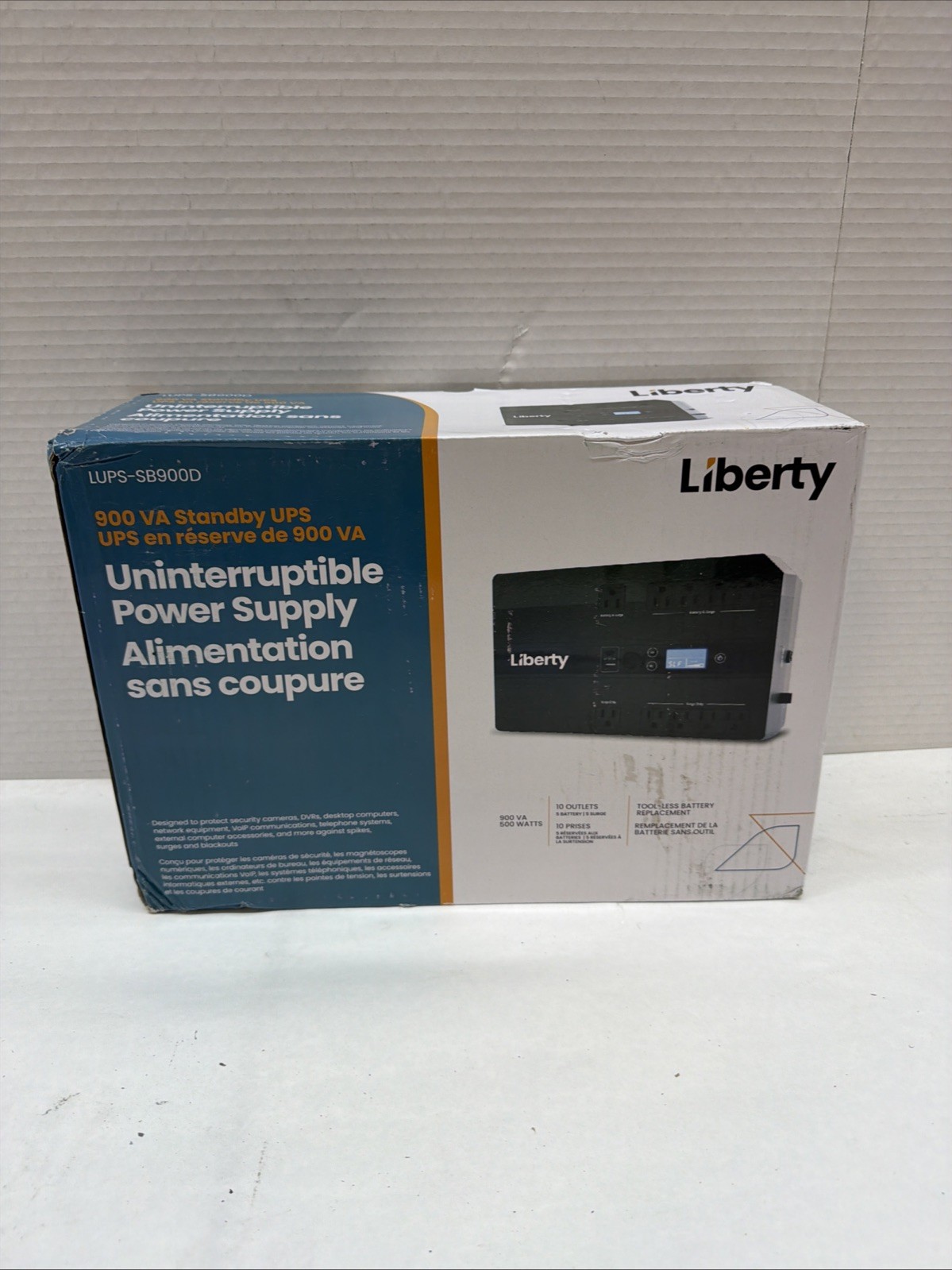 LIBERTY SECURITY | LUPS-SB900D DESK/WALL UPS 900VA STANDBY 5 BATT+SURGE