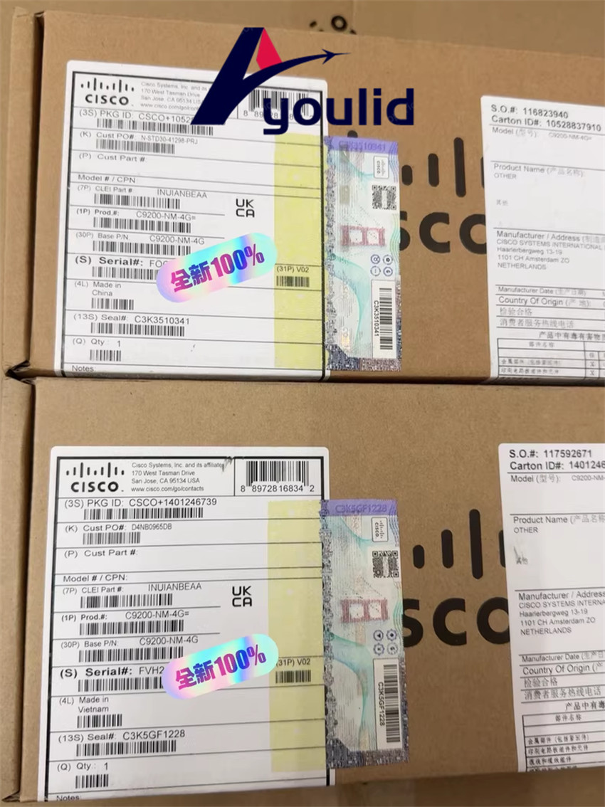 1PCS Cisco C9200-NM-4G Network Module New Sealed DHL Express delivery