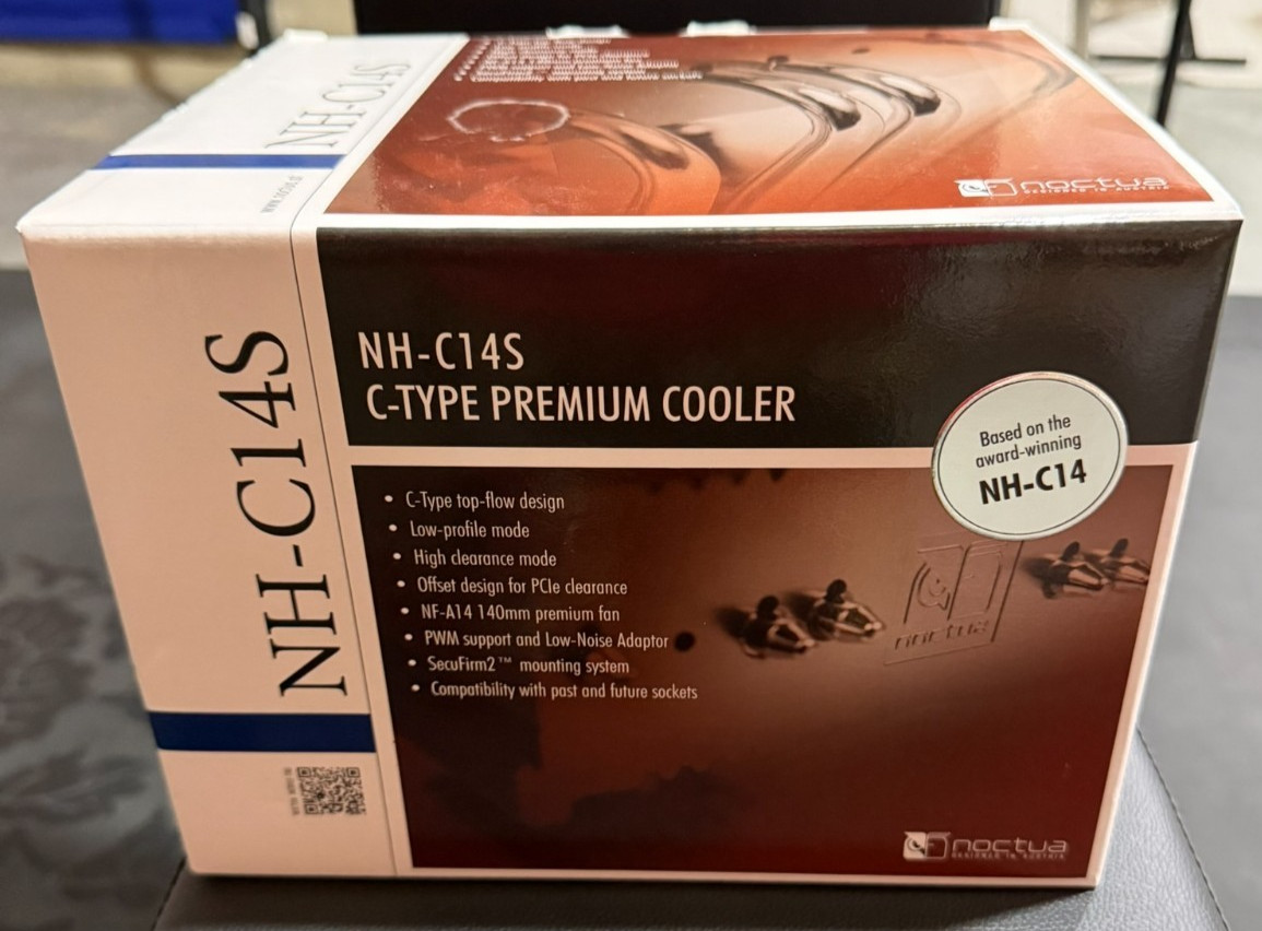 Noctua NH-C14S Premium CPU Cooler 140mm NF-A14 PWM Fan Intel AMD - NEW